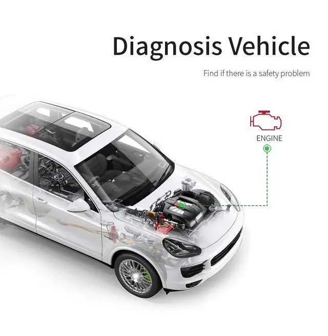 Alt view image 2 of 7 - CR3001 model YA-101 OBD2 automotive engine fault reading card diagnostic instrument OBD detector version