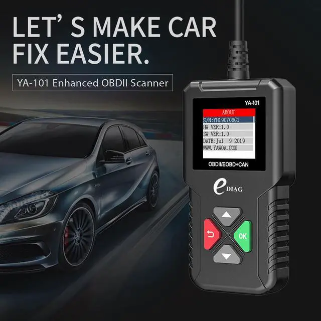 Alt view image 4 of 7 - CR3001 model YA-101 OBD2 automotive engine fault reading card diagnostic instrument OBD detector version