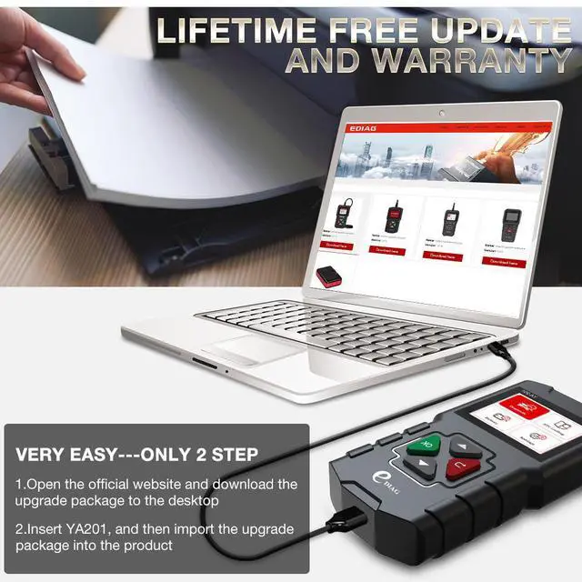Alt view image 5 of 7 - CR3001 model YA-201OBD2 vehicle fault diagnosis card battery detector