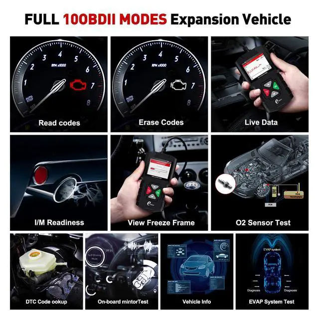 Alt view image 4 of 7 - CR3001 model YA-201OBD2 vehicle fault diagnosis card battery detector