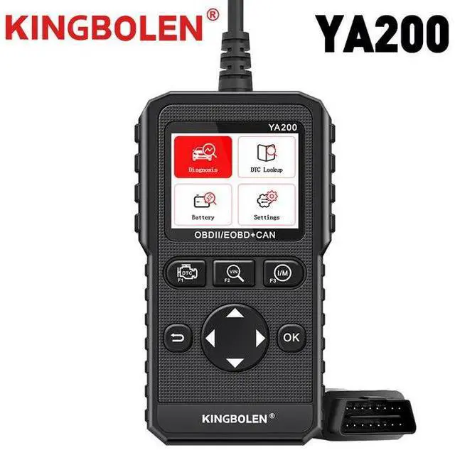 Main image of OBD2 automotive engine system diagnostic tool for detecting OBD compliance in multiple languages