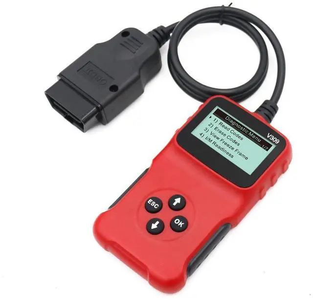 Main image of OBD automotive fault detector, ELM327 OBD2 vehicle diagnostic tool, code reading card