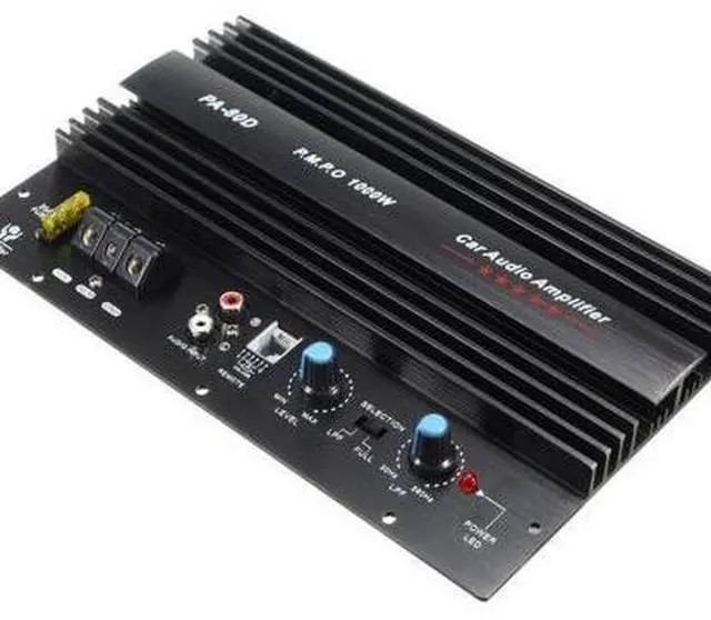 Main image of 10-inch and 12-inch car subwoofers power amplifier motherboard, 12V high-power car audio PA-80D power amplifier board, 1000W