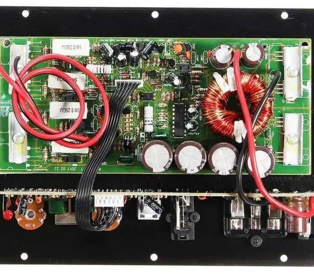 Alt view image 3 of 5 - 10-inch and 12-inch car subwoofers power amplifier motherboard, 12V high-power car audio PA-80D power amplifier board, 1000W