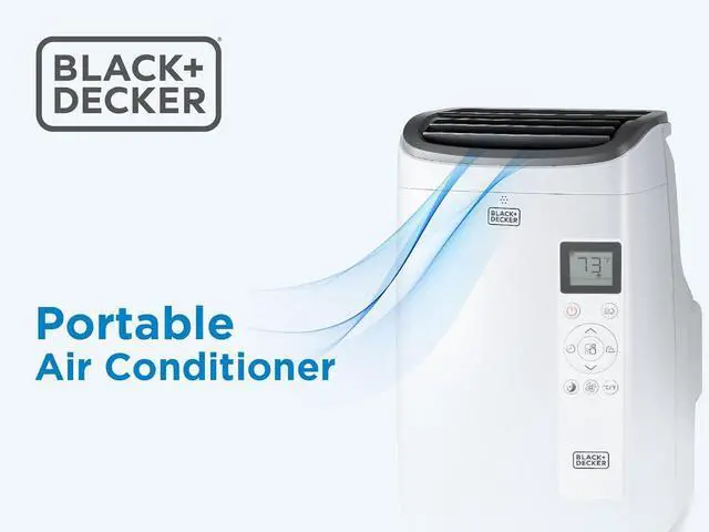 Alt view image 6 of 7 - BLACK+DECKER Smart Portable Air Conditioner, 12,000 BTU (8,350 BTU SACC) for Rooms up to 550 Sq. Ft., Smart Portable AC with Follow Me Remote and Window Kit, BPACT12WT, White