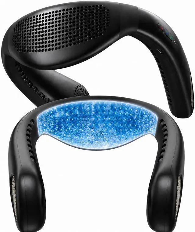 Main image of TORRAS COOLiFY Air 2026 Upgraded Neck Fan Air Conditioner, Dual-Airflow Pro Cooling, Ultra Light Portable Fan Rechargeable, Personal Cooling Fan Travel Essentials, Gift for Dad Husband Father, Black