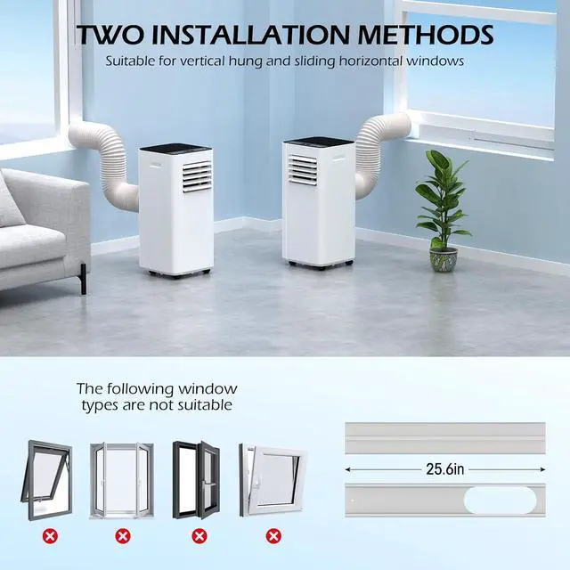 Alt view image 2 of 7 - 16000 BTU Portable Air Conditioners with WiFi APP, 5-in-1 Portable AC Unit for Large Room up to 750 Sq.Ft with Fast Cooling, Dehumidifier, Fan, Quiet 40dB Sleep Mode, 24H Timer for Home, Office