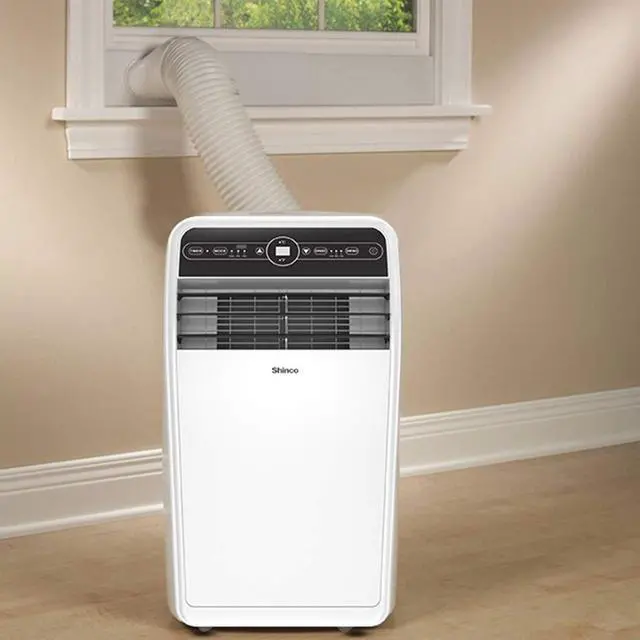 Alt view image 5 of 7 - Shinco 7500 BTU DoE/12,000 BTU Portable Air Conditioner, Portable AC Unit with Built-in Cool, Dehumidifier&Fan Modes for Room up to 450 sq.ft, with Remote Control, 24 Hour Timer, Installation Kit