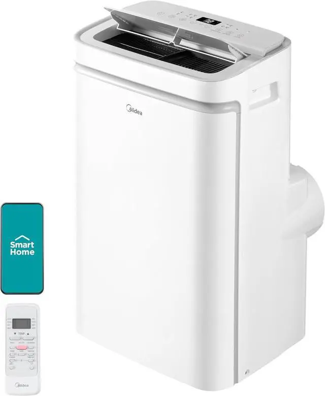 Main image of Midea 12,000 BTU ASHRAE (8,000 BTU DOE/SACC) Inverter Portable Air Conditioner, Cools up to 350 Sq.Ft., with Dehumidifier & Fan mode, Control with Remote, Amazon Alexa & Google Assistant, 2026 NEW