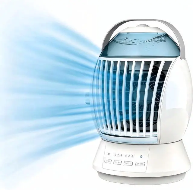 Main image of Portable Air Conditioners, 3-in-1 Free Standing Cooling AC Unit Fan, Smart/Sleep Mode,3 Speed,Auto Swing,24H Timer,Portable AC for Room, Car, Bedroom, Office, Outdoor