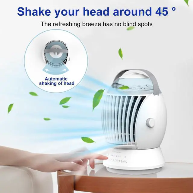 Alt view image 2 of 7 - Portable Air Conditioners, 3-in-1 Free Standing Cooling AC Unit Fan, Smart/Sleep Mode,3 Speed,Auto Swing,24H Timer,Portable AC for Room, Car, Bedroom, Office, Outdoor