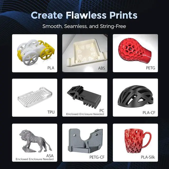 Alt view image 2 of 7 - FLASHFORGE Adventurer 5M 3D Printer with Fully Auto Leveling, Max 600mm/s High Speed Printing, 280°C Direct Extruder with 3S Detachable Nozzle, CoreXY All Metal Structure, Print Size 220x220x220mm