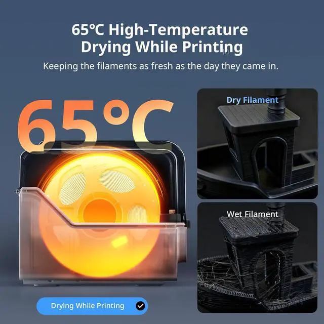 Alt view image 6 of 7 - Anycubic Kobra X Combo 3D Printer with ACE 2 Pro, Native 7-Color Printing (Up to 19), 2X Faster & Less Waste, Auto-Leveling, Ideal for Beginner, Kids, Home Education, Family DIY Toys & Practical Tools