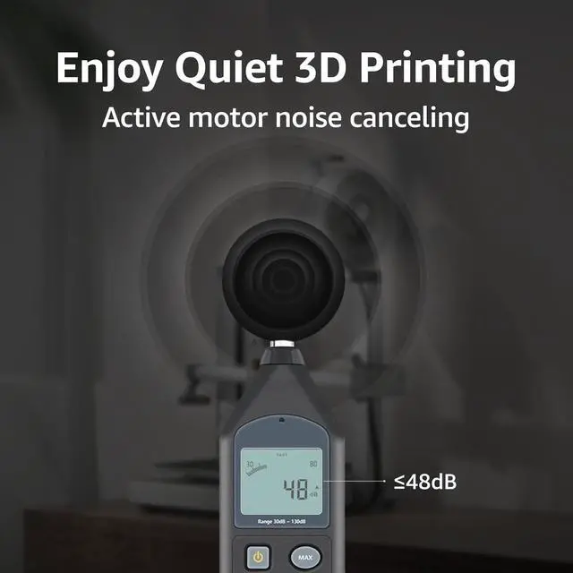 Alt view image 7 of 7 - Bambu Lab A1 Mini Combo, A1 Mini 3D Printer and AMS lite, Support Multi-Color 3D Printing, High Speed & Precision, Full-Auto Calibration & Active Flow Rate Compensation, 48 dB Quiet FDM 3D Printers