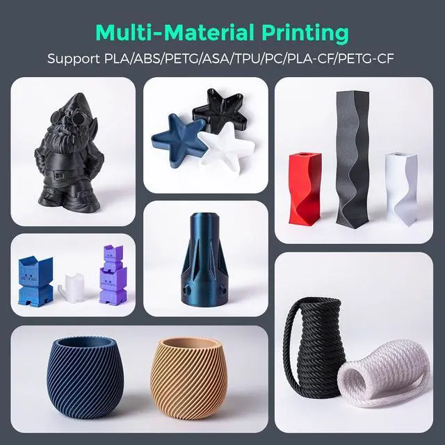 Alt view image 2 of 7 - FLASHFORGE Adventurer 5M Pro 3D Printer with 1 Click Auto Printing System, 600mm/s High-Speed, Quick Detachable 280°C Nozzle, Core XY All-Metal Structure, Multi-Functional 220x220x220mm 3D Printer