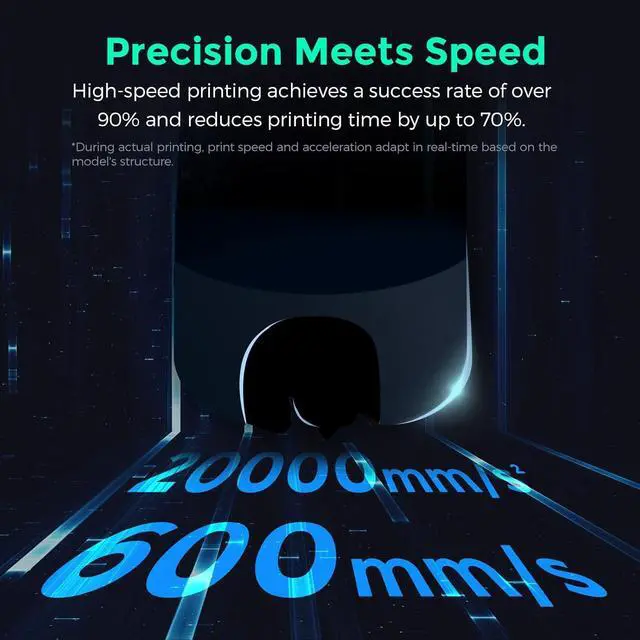 Alt view image 6 of 7 - FLASHFORGE Adventurer 5M Pro 3D Printer with 1 Click Auto Printing System, 600mm/s High-Speed, Quick Detachable 280°C Nozzle, Core XY All-Metal Structure, Multi-Functional 220x220x220mm 3D Printer