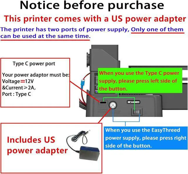 Alt view image 3 of 7 - Portable 3D Printer - Compact FDM 3D Printer with Removable Build Plate, PLA & TPU Filament Compatibility, 0.4mm Nozzle, 100x100x100mm Build Volume, Easy-to-Use Design for Beginners