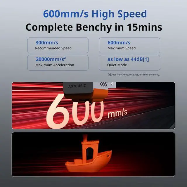 Alt view image 3 of 7 - Anycubic Kobra S1 Combo Multi-Color 3D Printer with Active Filament Drying, 600mm/s High Speed CoreXY 3D Printer, Fully Enclosed & Auto Leveling, 4-Color Printing Bulit-in, Smart APP Control
