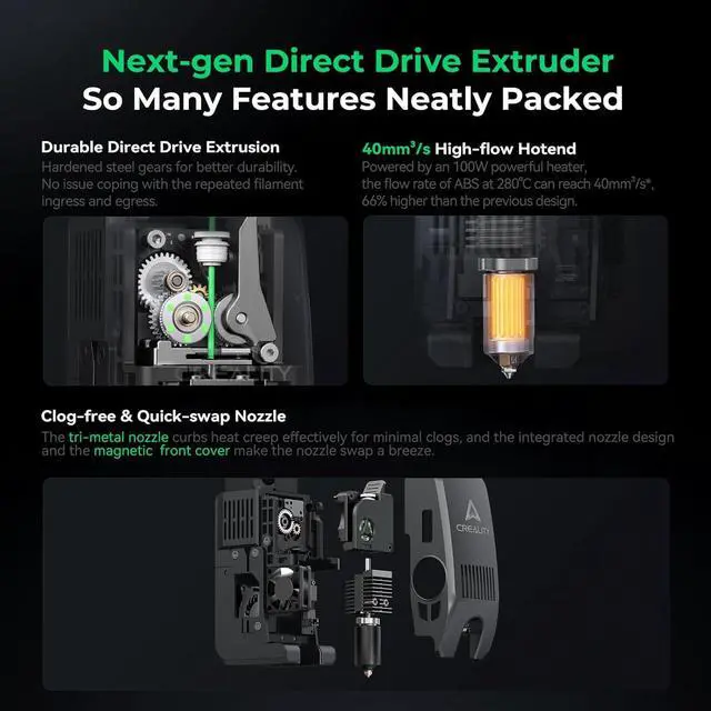 Alt view image 7 of 7 - Creality K2 Plus Combo 3D Printer, Multi Color Printing with New CFS 600mm/s High-Speed Full Auto-Leveling Dual Al Camera Next-Gen Direct Drive Extruder Large Build Volume 13.78x13.78x13.78inch