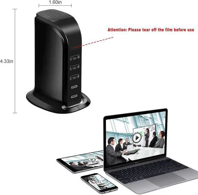 Alt view image 5 of 5 - Security Camera USB Charger Camera Indoor Wireless 1080P Nanny Cam with Night Vision for Home, Baby,Pet