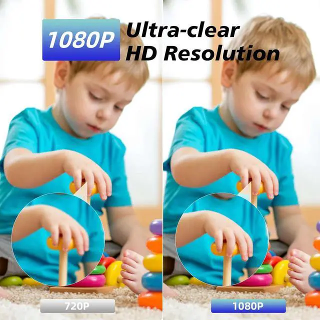 Alt view image 3 of 7 - Mini Hidden Camera DIY Module, HD 1080P Wireless Cameras, Small WiFi Nanny Cam, Portable Tiny Security Camera for Home Indoor & Outdoor