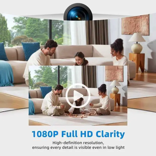 Alt view image 4 of 5 - 1080P HD Charger Camera with Motion Detection, 106° Wide Angle, No WiFi/Monthly Fee, Mini Hidden Camera for Home Security/Nanny/Pet Monitoring