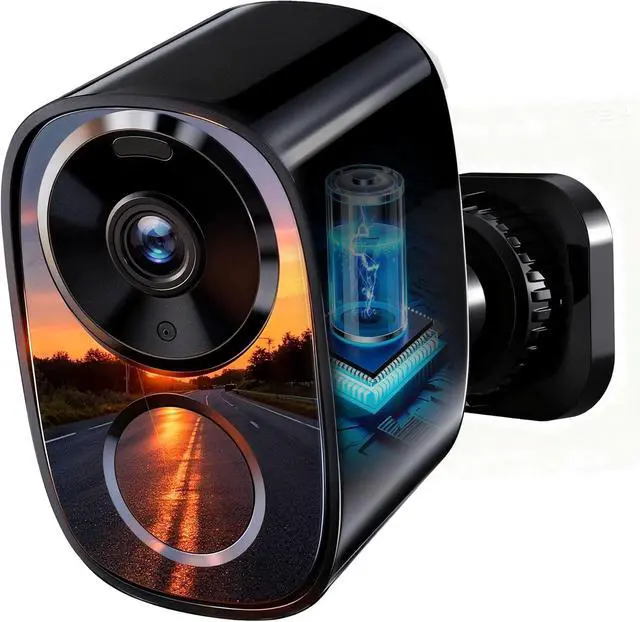 Alt view image 3 of 6 - 2026 Enhanced 2K UHD Security Cameras Wireless Outdoor Free Cloud & SD Storage, Dual-Band WiFi 2.4G/5G, Full-Color Night Vision, 6-Month Battery, Motion Alerts, IP66 Weatherproof, 2-Way Talk