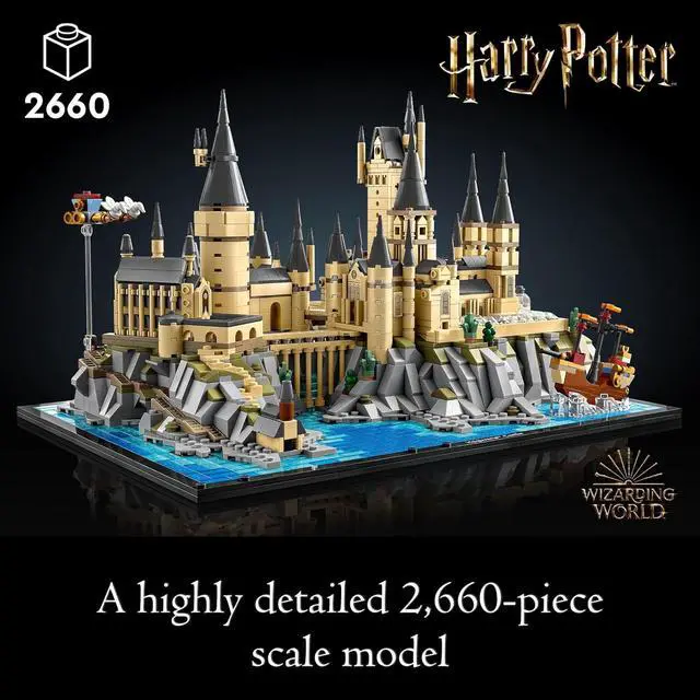 Alt view image 4 of 6 - Harry Potter Hogwarts Castle and Grounds 76419 Building Set, Gift Idea for Adults, Buildable Display Model, Collectible Harry Potter Playset, Recreate Iconic Scenes from The Wizarding World