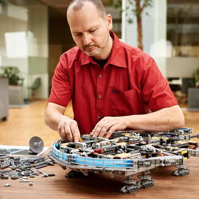 Alt view image 6 of 6 - Star Wars Millennium Falcon - Building Set for Adults, Ages 16+ - Gift for Birthday - Movie Collectible Model Kit - Display in Home or Office - 75192