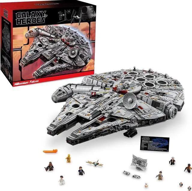 Main image of Star Wars Millennium Falcon - Building Set for Adults, Ages 16+ - Gift for Birthday - Movie Collectible Model Kit - Display in Home or Office - 75192