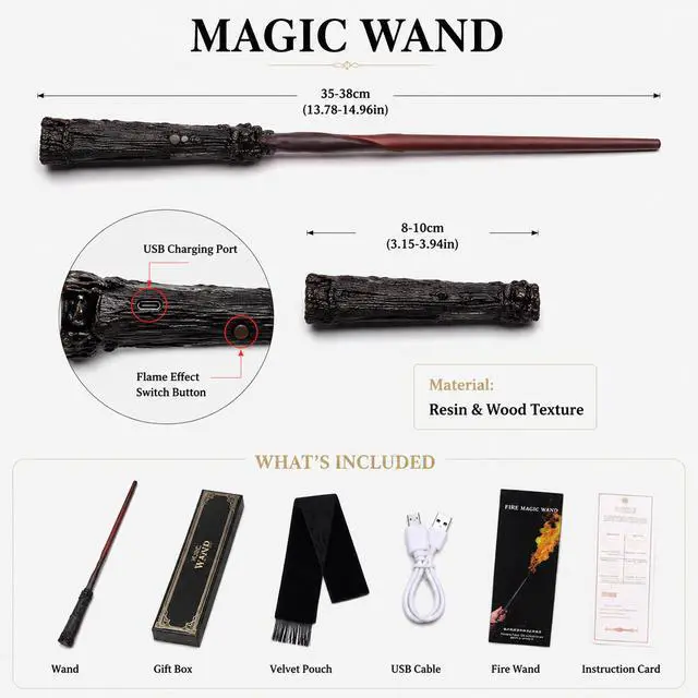 Alt view image 3 of 7 - The Noble Collection Harry Potter Illuminating Wand