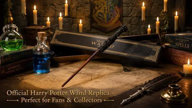 Alt view image 6 of 7 - The Noble Collection Harry Potter Illuminating Wand