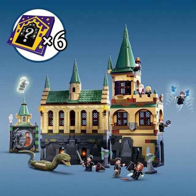 Alt view image 3 of 7 - Harry Potter Building Block Assembly Model, Hogwarts Gate Castle Hedwig Toy