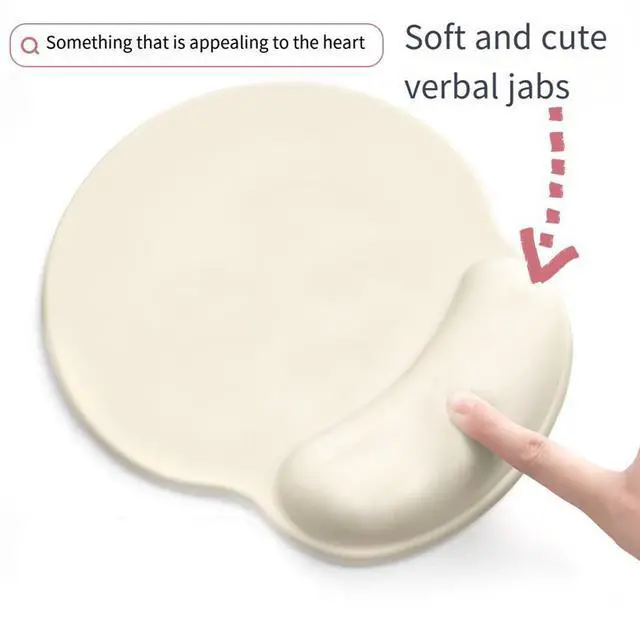 Alt view image 5 of 6 - One Piece Wrist Rest Mouse Pad, Sponge Memory Foam Wrist Support Cushion for Gaming & Office, Comfortable Ergonomic Wrist Pad for Computer Laptop (Nami)