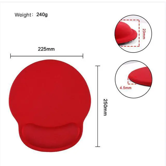 Alt view image 6 of 6 - One Piece Wrist Rest Mouse Pad, Sponge Memory Foam Wrist Support Cushion for Gaming & Office, Comfortable Ergonomic Wrist Pad for Computer Laptop (Nami)