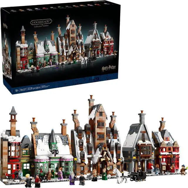 Main image of Harry Potter Hogsmeade Village Collectors' Edition Building Set for Adults, Ages 18+ - Craft 7 Iconic Buildings - Gift Idea for Birthdays and Fans - 76457