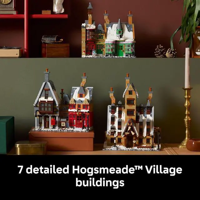 Alt view image 4 of 7 - Harry Potter Hogsmeade Village Collectors' Edition Building Set for Adults, Ages 18+ - Craft 7 Iconic Buildings - Gift Idea for Birthdays and Fans - 76457