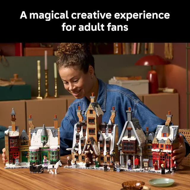Alt view image 6 of 7 - Harry Potter Hogsmeade Village Collectors' Edition Building Set for Adults, Ages 18+ - Craft 7 Iconic Buildings - Gift Idea for Birthdays and Fans - 76457