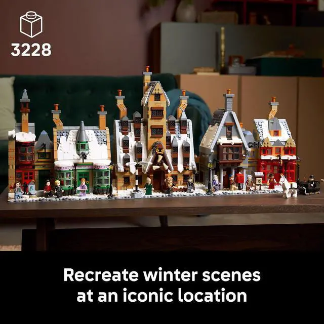 Alt view image 2 of 7 - Harry Potter Hogsmeade Village Collectors' Edition Building Set for Adults, Ages 18+ - Craft 7 Iconic Buildings - Gift Idea for Birthdays and Fans - 76457