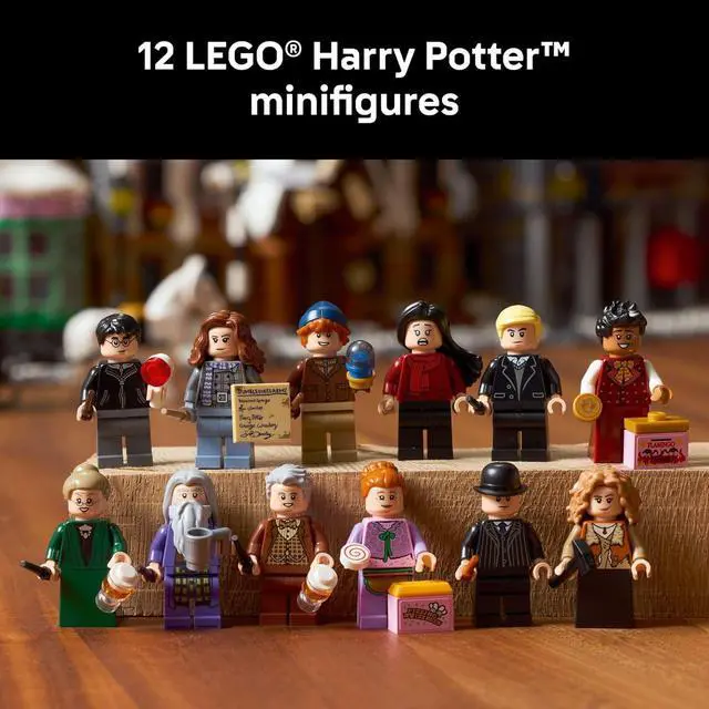 Alt view image 7 of 7 - Harry Potter Hogsmeade Village Collectors' Edition Building Set for Adults, Ages 18+ - Craft 7 Iconic Buildings - Gift Idea for Birthdays and Fans - 76457