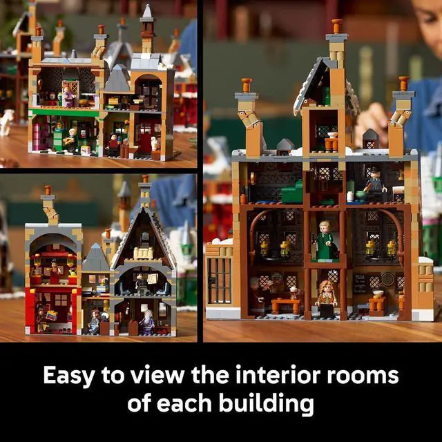 Alt view image 5 of 7 - Harry Potter Hogsmeade Village Collectors' Edition Building Set for Adults, Ages 18+ - Craft 7 Iconic Buildings - Gift Idea for Birthdays and Fans - 76457