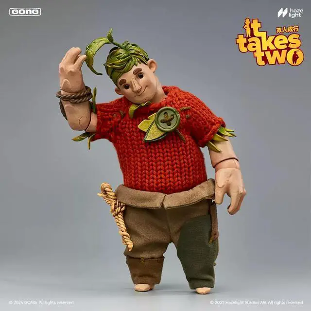 Alt view image 2 of 6 - It Takes Two Cloth Action Figures Set, it takes two,Fabric Costume Movable Collectible Dolls for Game Fans, Cody & May Edition, Display Collectible Toy Gift( Cody)