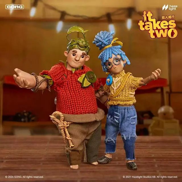 Alt view image 5 of 6 - It Takes Two Cloth Action Figures Set, it takes two,Fabric Costume Movable Collectible Dolls for Game Fans, Cody & May Edition, Display Collectible Toy Gift( Cody)