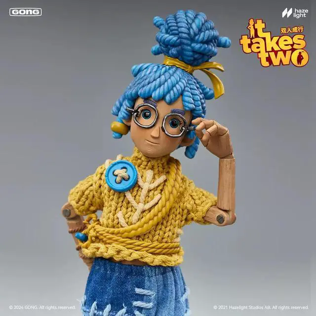 Alt view image 3 of 6 - It Takes Two Cloth Action Figures Set, it takes two,Fabric Costume Movable Collectible Dolls for Game Fans, Cody & May Edition, Display Collectible Toy Gift( Cody)