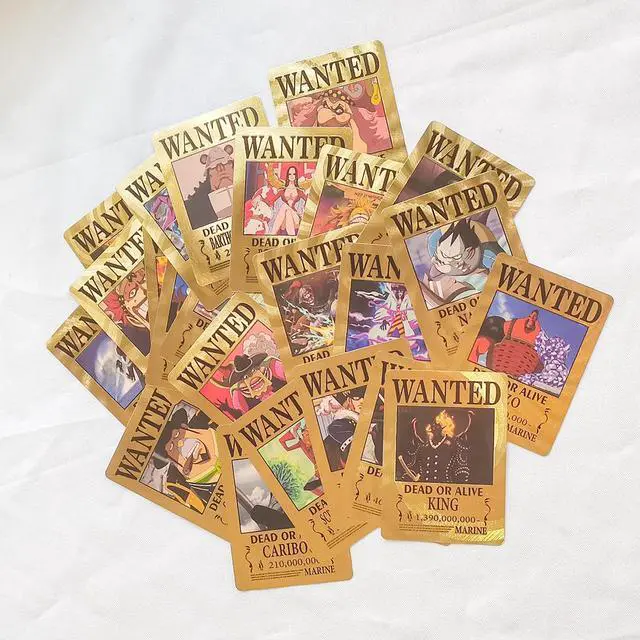 Alt view image 5 of 7 - One Piece Gold Foil Card Set 55 Premium Foil Cards, Anime Collectible Trading Cards, Perfect Gift for Fans & Collectors
