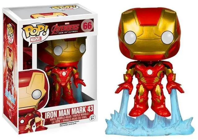 Main image of funko pop Avengers Age of Ultron Iron Man 10" Glow in The Dark Exclusive