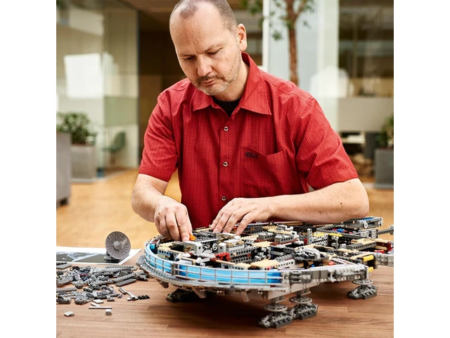 Alt view image 4 of 6 - Star Wars Millennium Falcon - Building Set for Adults, Ages 16+ - Gift for Birthday - Movie Collectible Model Kit - Display in Home or Office - 75192