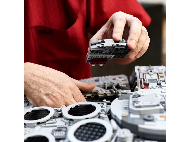 Alt view image 6 of 6 - Star Wars Millennium Falcon - Building Set for Adults, Ages 16+ - Gift for Birthday - Movie Collectible Model Kit - Display in Home or Office - 75192