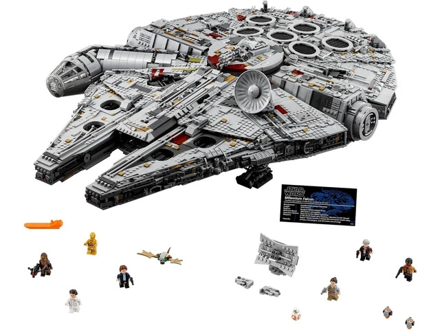 Alt view image 2 of 6 - Star Wars Millennium Falcon - Building Set for Adults, Ages 16+ - Gift for Birthday - Movie Collectible Model Kit - Display in Home or Office - 75192