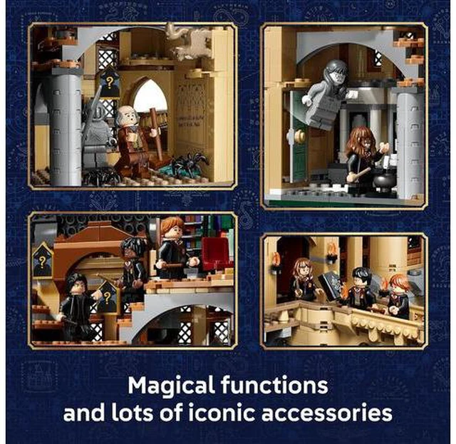 Alt view image 7 of 7 - Harry Potter Hogwarts Castle: East Wing 76473 | Building Toy for Girls & Boys, Ages 10+, Detailed Playset W/ 13 Minifigures, 2164 pieces, Gift for Birthdays